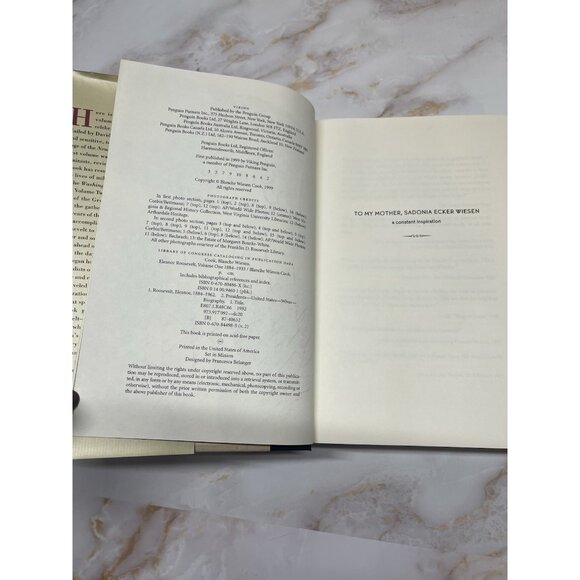 SIGNED Blanche Cook ELEANOR ROOSEVELT Vol 2 W/ MESSAGE Civil Rights Activist - Picture 5 of 16